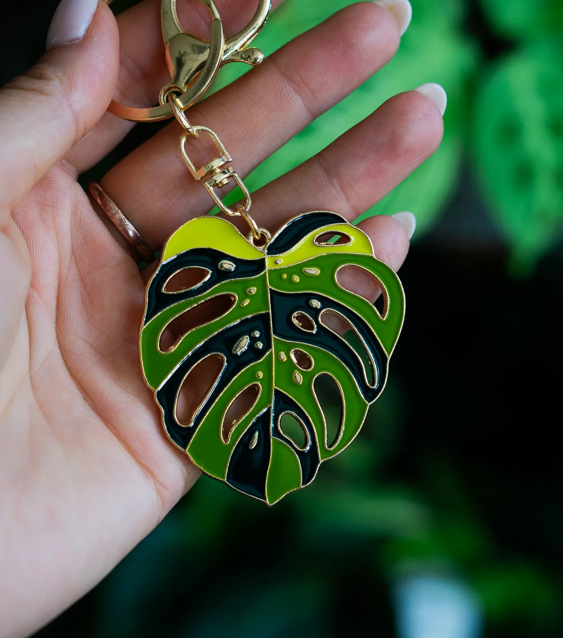Kľúčenka Monstera Aurea