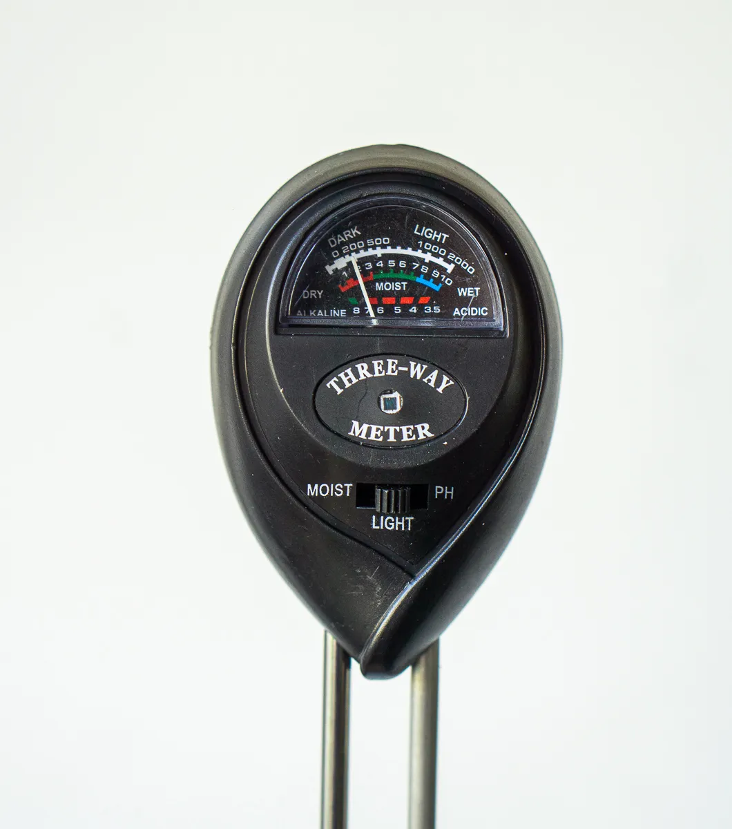 Vlhkometer pôdy analógový 3v1