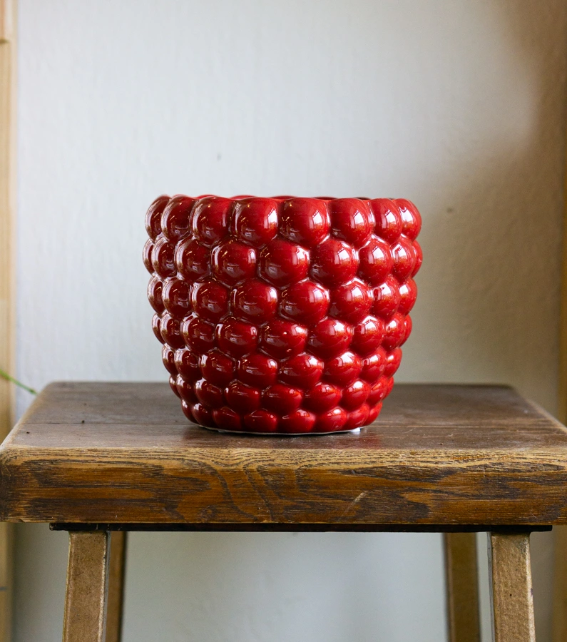 Keramický kvetináč "Bobuľka"