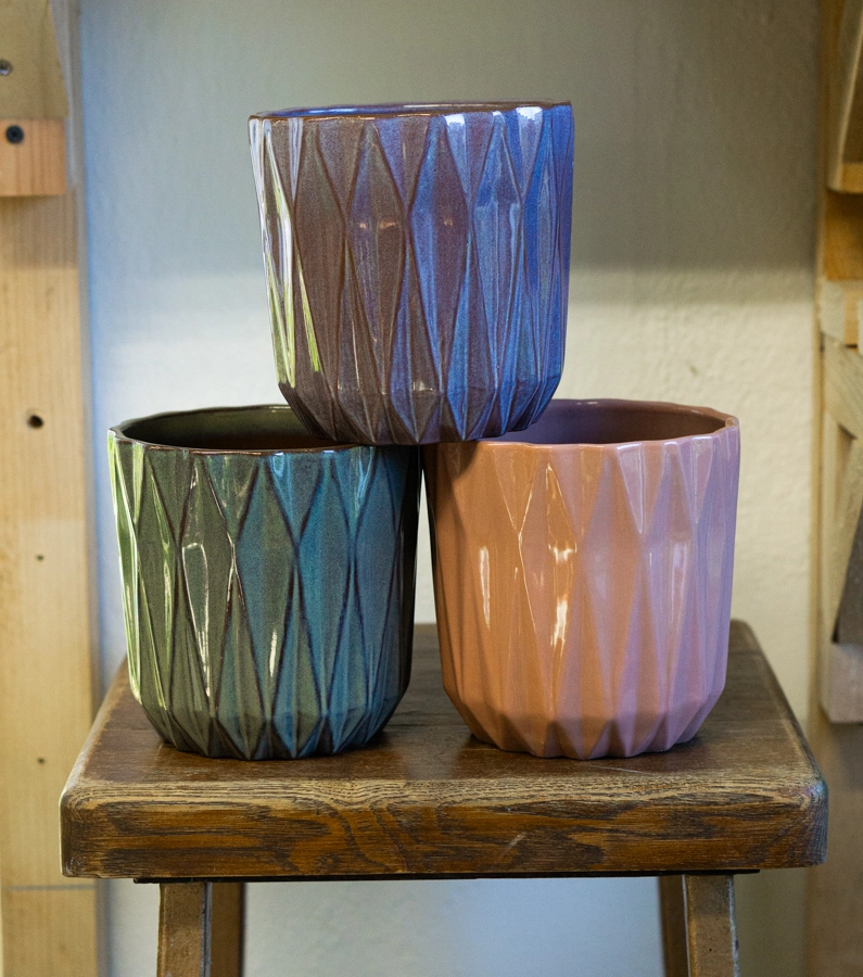 Keramický kvetináč "Trója"