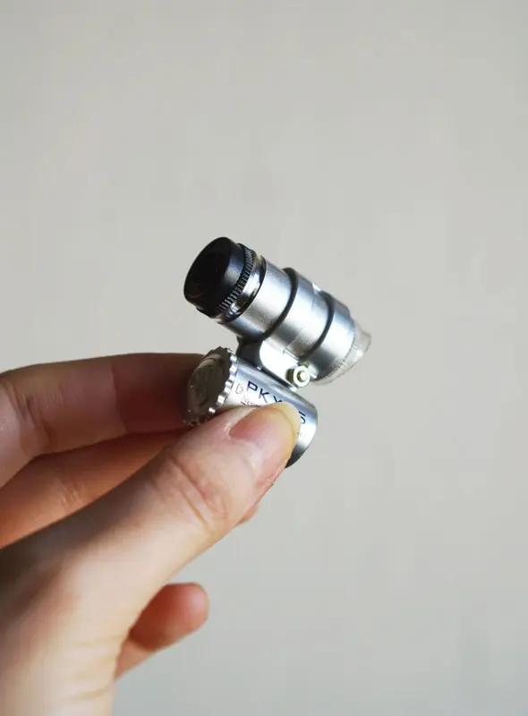 Vreckový LED mikroskop Neptune 45x